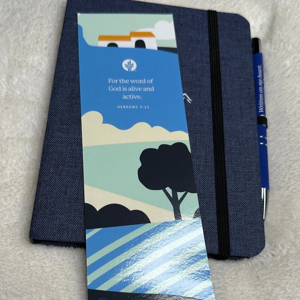 Psalm 77:11-12 Remember HIM Prayer Journal & Proverbs Pen & Two Sided Bookmark